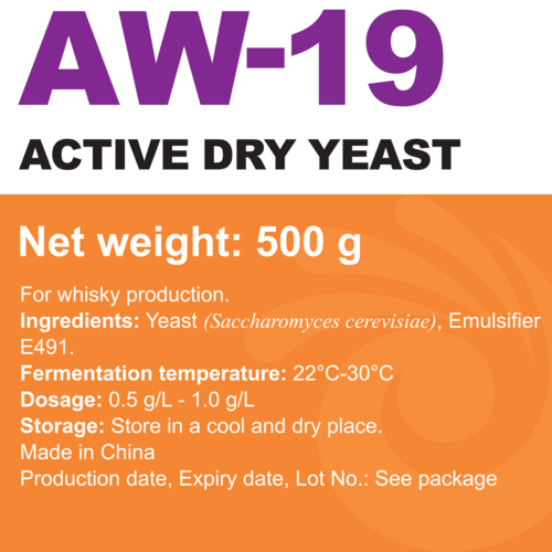 Angel AW-19 Distiller's Yeast - Angel Yeast US