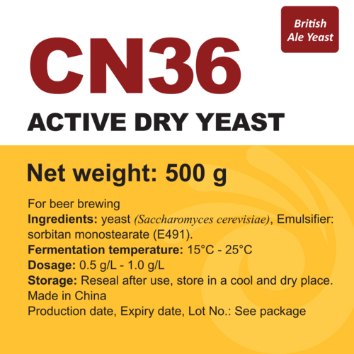 Angel CN36 British Ale Yeast - Angel Yeast US