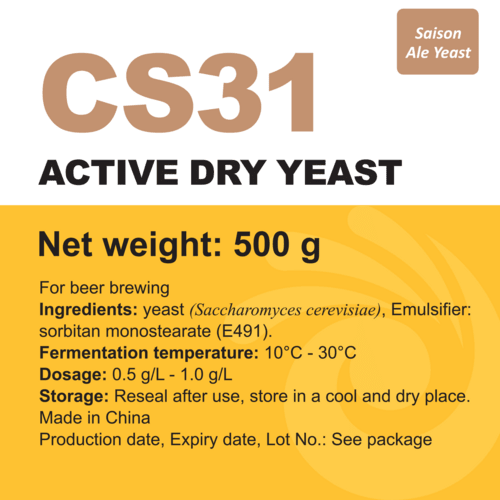 Angel CS31 Saison Ale Yeast - Angel Yeast US