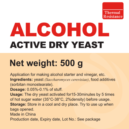 Angel Red Label Thermal Resistance Distiller's Yeast - Angel Yeast US