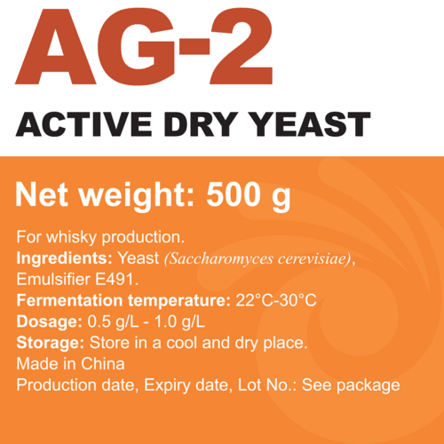 Angel AG-2 Distiller's Yeast - Angel Yeast US