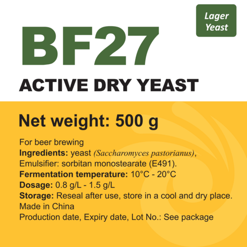 Angel BF27 Lager Yeast - Angel Yeast