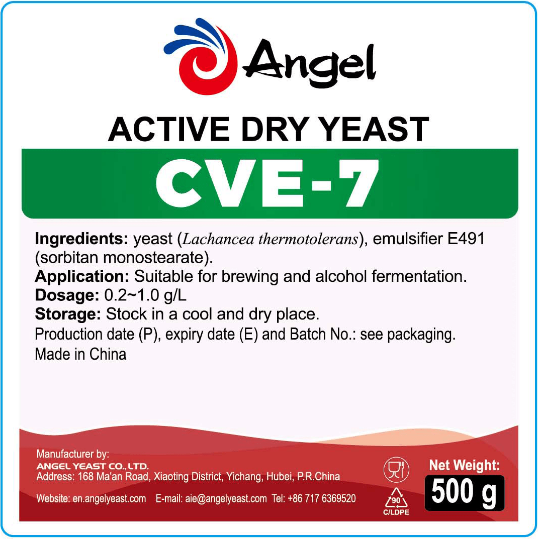 Angel CVE - 7 Wine Yeast - Angel Yeast US