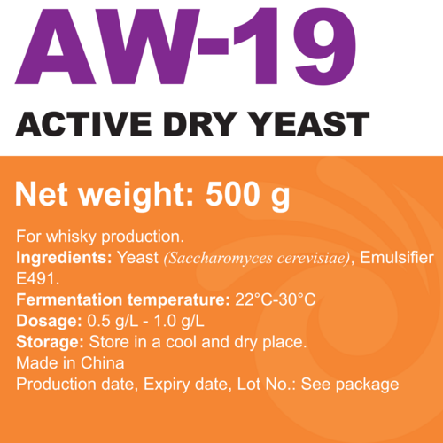 Angel AW-19 Distiller's Yeast
