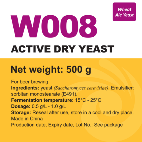Angel W008 Wheat Ale Yeast